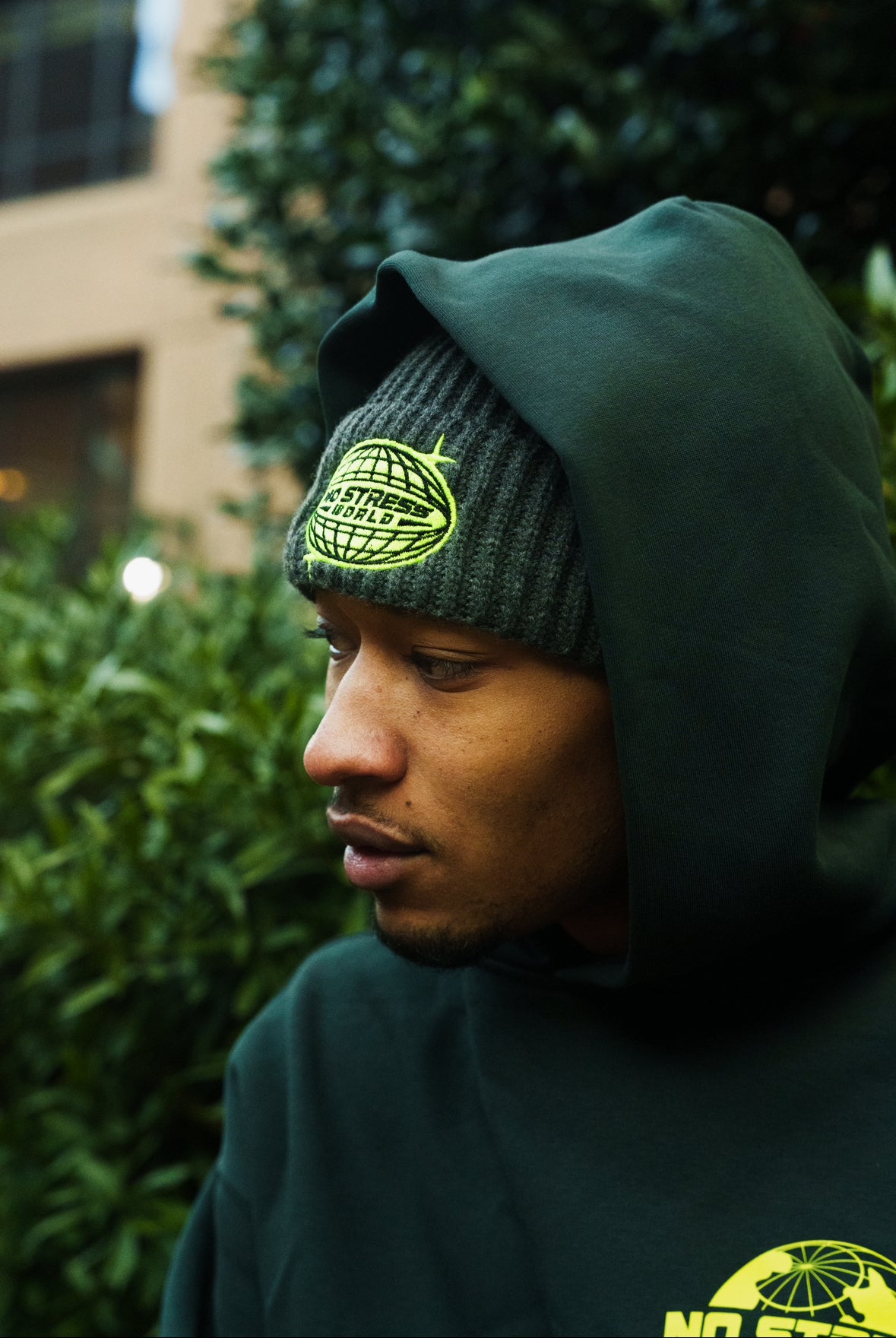 Green Logo Beanie